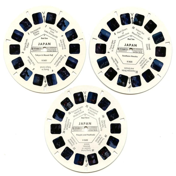 Japan - View-Master 3 Reel Packet - 1960s Views - Vintage - (ECO-B262-G1A) Packet 3dstereo 