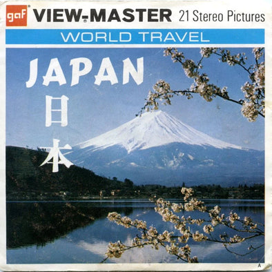 Japan - View-Master 3 Reel Packet - 1970s Views - Vintage - (ECO-B262-G3A) Packet 3dstereo 