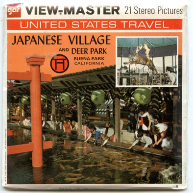 Japanese Village - View-Master 3 Reel Packet - 1970s views - vintage - (PKT- A232 - G3m )