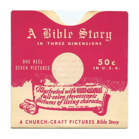 Jesus Answers The Prayer of A Mother - View-Master Single Reel - 1947 - vintage - (CH-40) Reels 3dstereo 