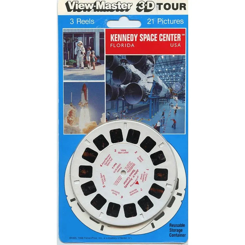 John F. Kennedy Space Center Florida - View-Master - 3 Reel Set on Card -  (VBP-5920)
