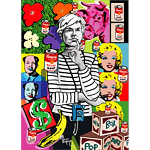 Juan Carlos Espejo - Andy Warhol - 3D Lenticular Postcard Greeting Card Postcard 3dstereo 