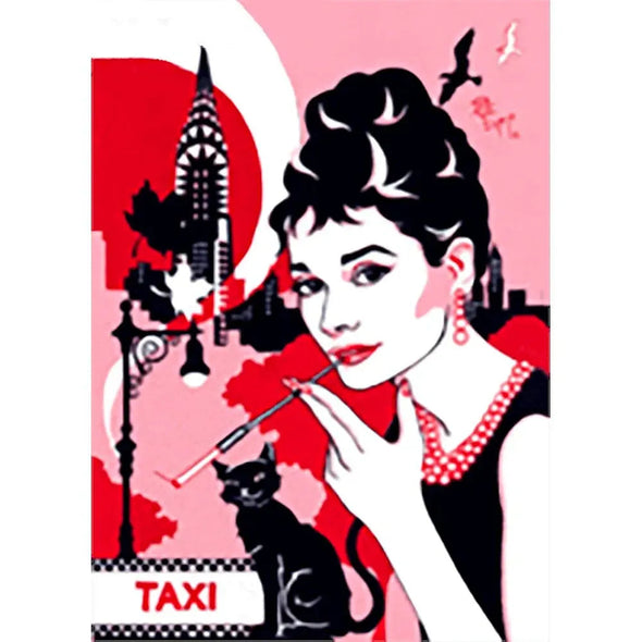 Juan Carlos Espejo - Audrey Hepburn - 3D Lenticular Postcard Greeting Card Postcard 3dstereo 