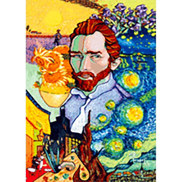 Juan Carlos Espejo - Van Gogh - 3D Lenticular Postcard Greeting Card Postcard 3dstereo 