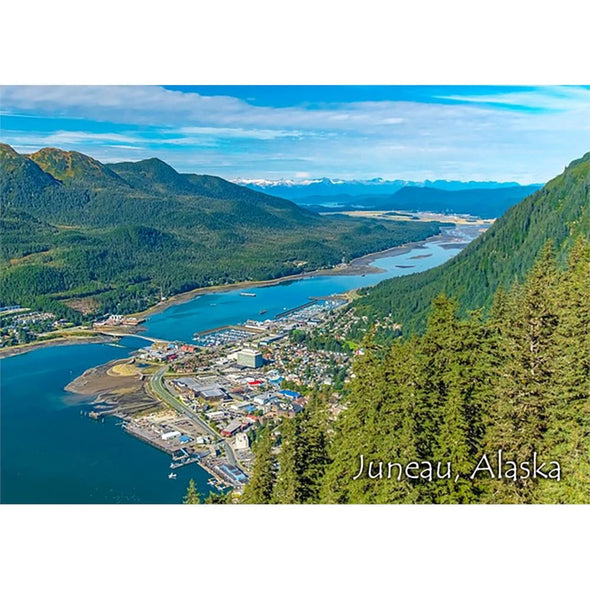 Juneau Alaska Animated 2 Images - Animated 3D  Postcard Greeting card- NEW