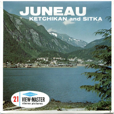Juneau, Ketchikan, and Sitka - View-Master 3 Reel Packet - 1960s Views - Vintage - Zur Kleinsmiede (ECO-A105-S6A)