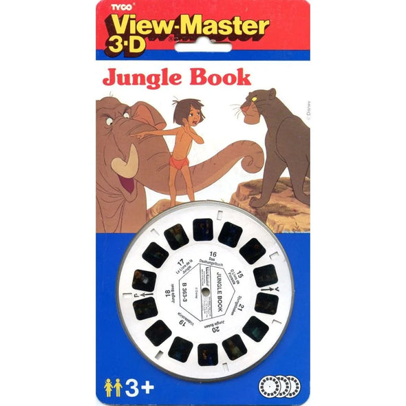 Jungle Book - View-Master 3 Reel Set on Card -factory sealed  (VBP-B363-E)