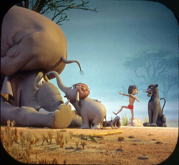 Jungle Book - Disney - View-Master - Vintage - 3 Reel Packet - 1960s views -(B363-S6A) Packet 3Dstereo 