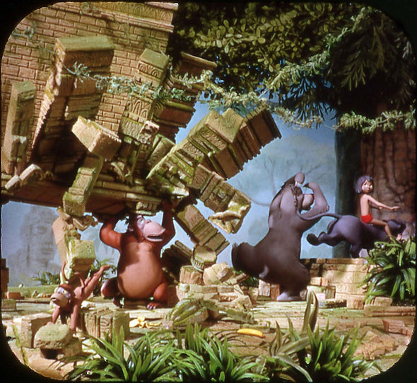 Jungle Book - Disney - View-Master - Vintage - 3 Reel Packet - 1960s views -(B363-S6A) Packet 3Dstereo 