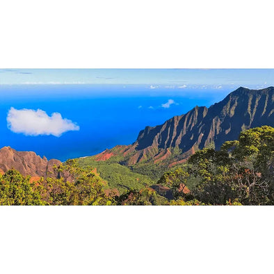 Kalalau Lookout, Kauai, Hawaii - 3D Lenticular Oversize-Postcard Greeting Card- NEW Postcard 3dstereo 