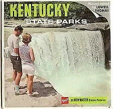 Kentucky States Parks - View-Master 3 Reel Packet - 1970s views - vintage - (PKT-A848-G1Amint) 3Dstereo 