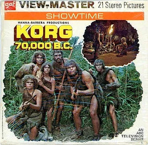 KORG 70,000 B.C. - View-Master 3 Reel Packet - 1970s - vintage - (ECO-B557-G3A) 3Dstereo 
