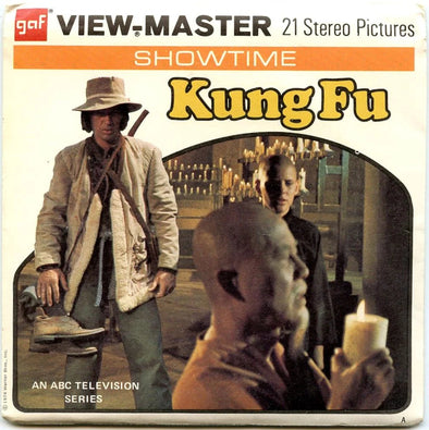 Kung Fu - View-Master 3 Reel Packet - 1970s - vintage - (PKT-B598-G3A)