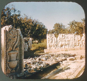 L 403 - LEPTIS MAGNA - (Roman Ruins) - Stereo-Rama - Made in Italy - vintage 3dstereo 