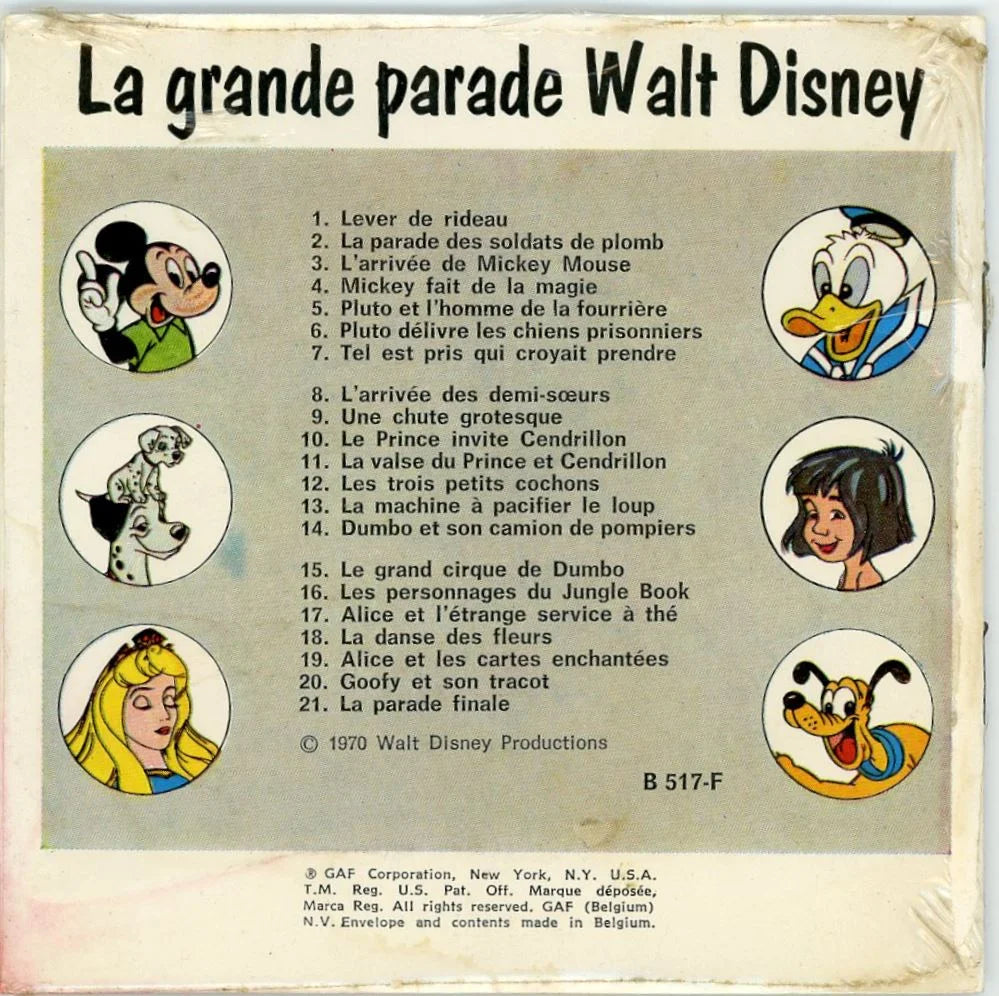 Grand Mère Raconte... - Pochette de 3 Disques View-Master 3D (GAF Grand Mère Raconte... - Pochette de 3 Disques View-Master 3D (GAF