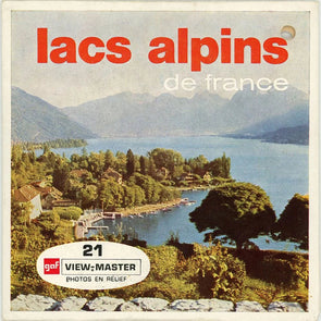 Lacs Alpins de France - View-Master 3 Reel Packet - 1970s views - vintage - (ECO-C192F-BG1)