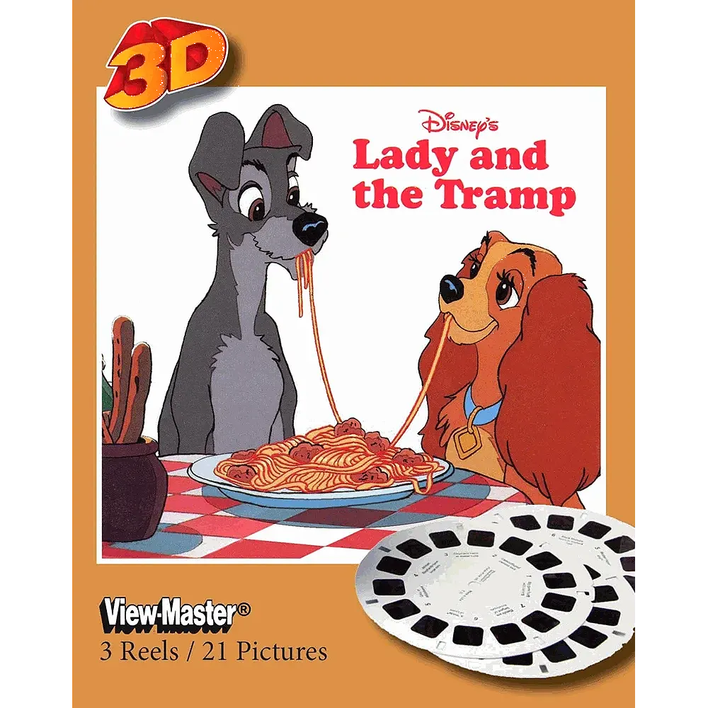 Lady and the Tramp - View-Master 3 Reel Set - NEW –