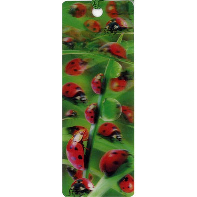 LADY BUGS - 3D Lenticular Bookmark - NEW Bookmarks 3Dstereo 