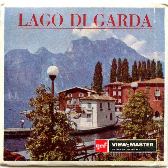 Lago di Garda - View-Master 3 Reel Packet - 1960S - views - vintage - ( ECO-C037-BG2i) Packet 3dstereo 