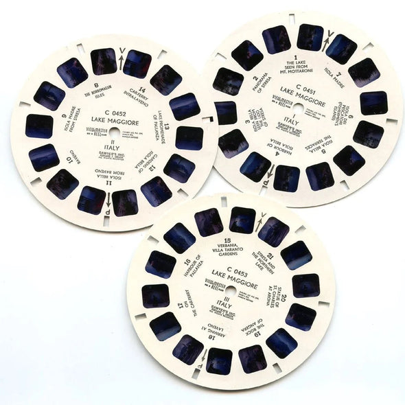 Lake Maggiore - View-Master - Vintage - 3 Reel Packet - 1960s views (PKT-C045e-BS5) Packet 3dstereo 