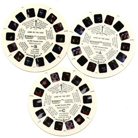 Land of the Lost - View-Master 3 Reel Packet - 1970s -vintage - (PKT-B579-G3A)