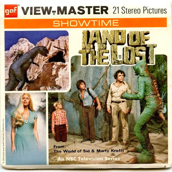 Land of the Lost - View-Master 3 Reel Packet - 1970s -vintage - (PKT-B579-G3A)