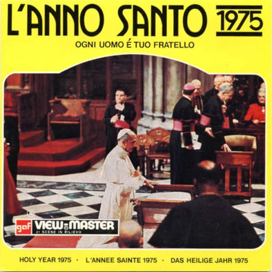L'anno Santo - Holy Year - View-Master 3 Reel Packet - 1970s Views - Vintage - (zur Kleinsmiede) - (C066-BG2) Packet 3dstereo 