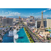 LAS VEGAS STRIP DAY & NIGHT - 2 Image 3D Flip Magnet for Refrigerators, Whiteboards, and Lockers - NEW MAGNET 3dstereo 