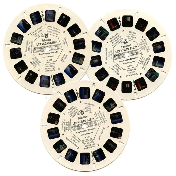 Las Vegas - View-Master 3 Reel Packet - 1970s views - vintage - (PKT-A160-G3C) Packet 3Dstereo 