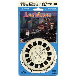 Las Vegas - View-Master 3 Reel Set on Card - NEW - 5487 VBP 3dstereo 