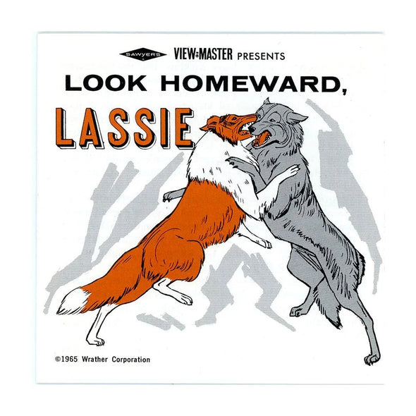 Lassie Look Homeward - View-Master 3 Reel Packet - 1970s - Vintage - (BARG-B480-G3A) Packet 3Dstereo.com 