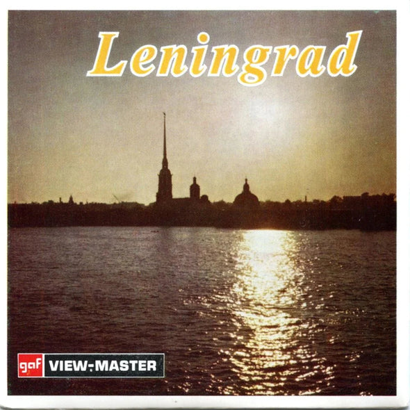 Leningrad - View-Master 3 Reel Packet - 1960s Views - Vintage -Zur Kleinsmiede (PKT-C561E-BG1) Packet 3dstereo 