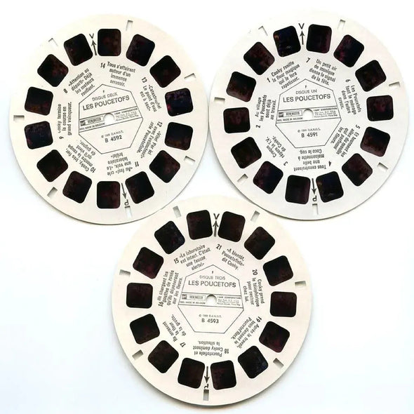 Les Poucetofs - View-Master 3 Reel Packet - 1970s - vintage - B459F-BG3 3dstereo 