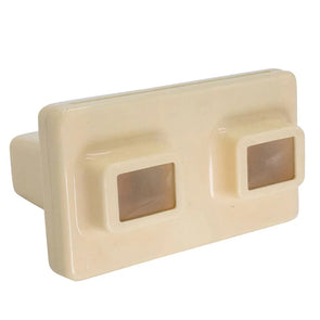 Lestrade 3D Stereo Card Viewer - Cream - vintage 3Dstereo.com 