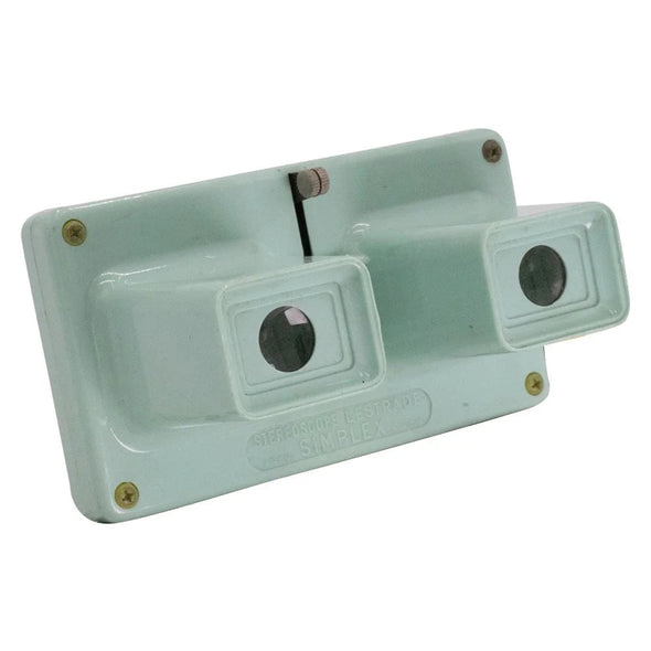 Lestrade 3D Stereo Card Viewer - Light Mint - vintage 3Dstereo.com 
