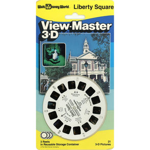 Liberty Square - Disney World - View-Master 3 Reel Set on Card - NEW - (VBP-3067) VBP 3dstereo 