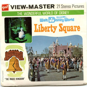 Liberty Square - View-Master 3 Reel Packet - 1970s views - vintage - (ECO-A950-G3A) Packet 3dstereo 