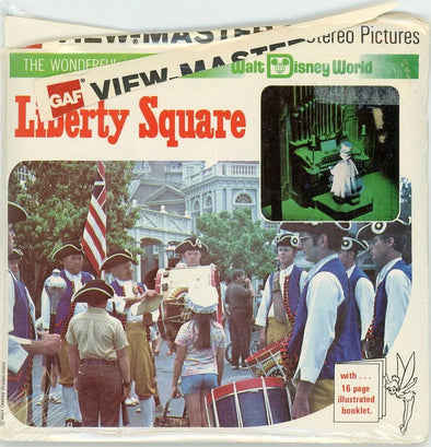 Liberty Square - Walt Disney World - View Master 3 Reel Packet - 1970s Views - vintage - (PKT-H24-G5) Packet 3dstereo 