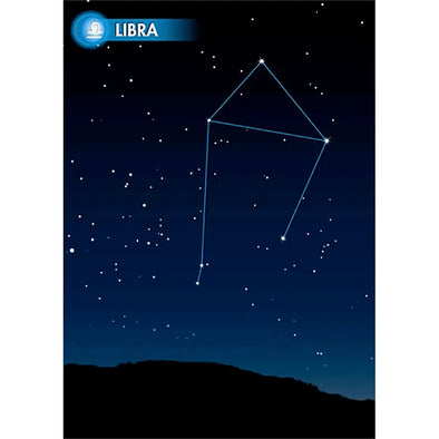 LIBRA - Zodiac Sign - 3D Action Lenticular Postcard Greeting Card - NEW