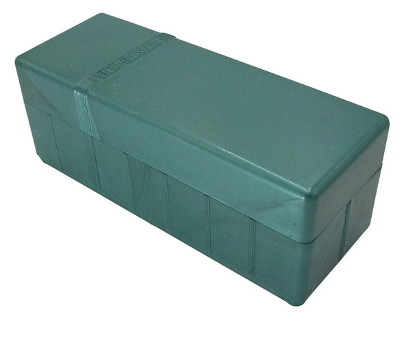 Library Box for Reels & Model E Viewer - Green Cover, Green Base - vintage 3dstereo 