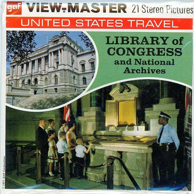 Library of Congress - View-Master 3 Reel Packet - 1970s views - Vintage - (PKT-A797-G3Am) Packet 3Dstereo 