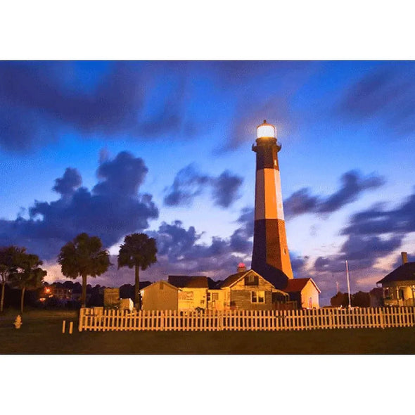 Lighthouse at Dusk - 3D Action Lenticular Postcard Greeting Card- NEW Postcard 3dstereo 