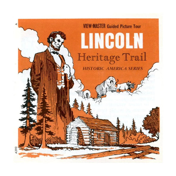 Lincoln Heritage Trail - View-Master 3 Reel Packet - 1960s Views - Vintage - (ECO-A390-G1A)