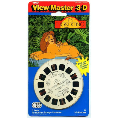 Lion King  - View-Master 3 Reel Set on Card - NEW - (VBP-3095)