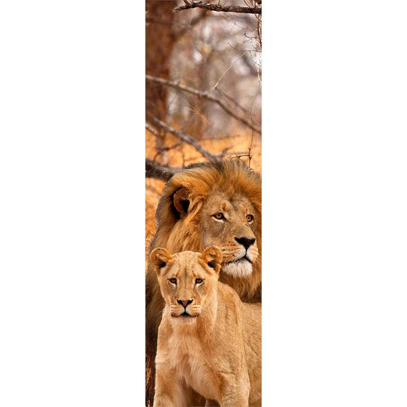 LIONS - 3D Lenticular Bookmark - NEW Bookmarks 3Dstereo 