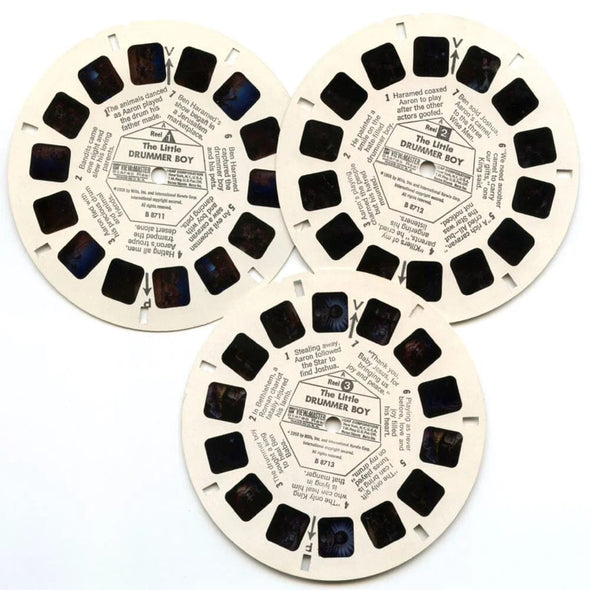 The Little Drummer Boy - View-Master 3 Reel Packet - 1970s - Vintage - (PKT-B871-G3A) Packet 3dstereo 