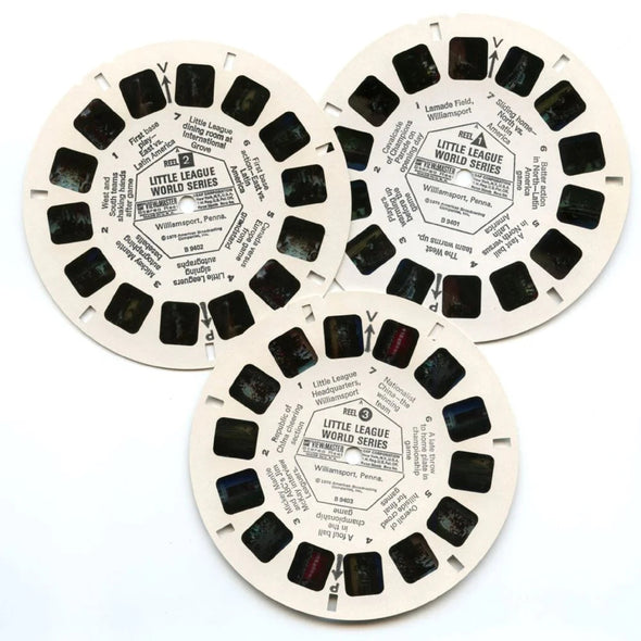 Little League - World Series - View-Master - Vintage - 3 Reel Packet - 1970s views (ECO-B940-G3) Packet 3dstereo 
