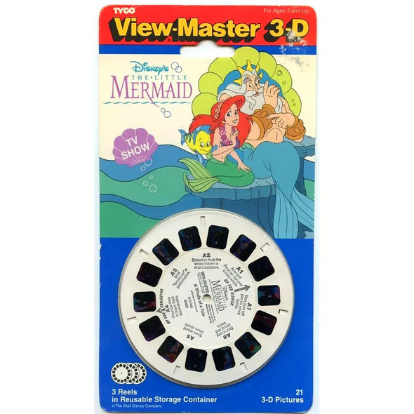 Little Mermaid -TV Show - View-Master 3 Reel Set on Card - NEW - (VBP-3089) 3dstereo 