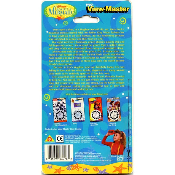 Little Mermaid - View-Master - 3 Reels on Card - NEW - (VBP-3078b) 3dstereo 
