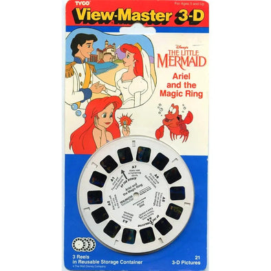 Little Mermaid - View Master - 3 Reel Set on Card - NEW - (VBP-3082) 3dstereo 